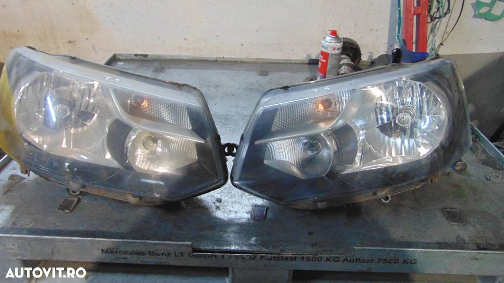 Faruri stanga dreapta VW Transporter 2.0 an 2013 cod 7E1941016H - 11