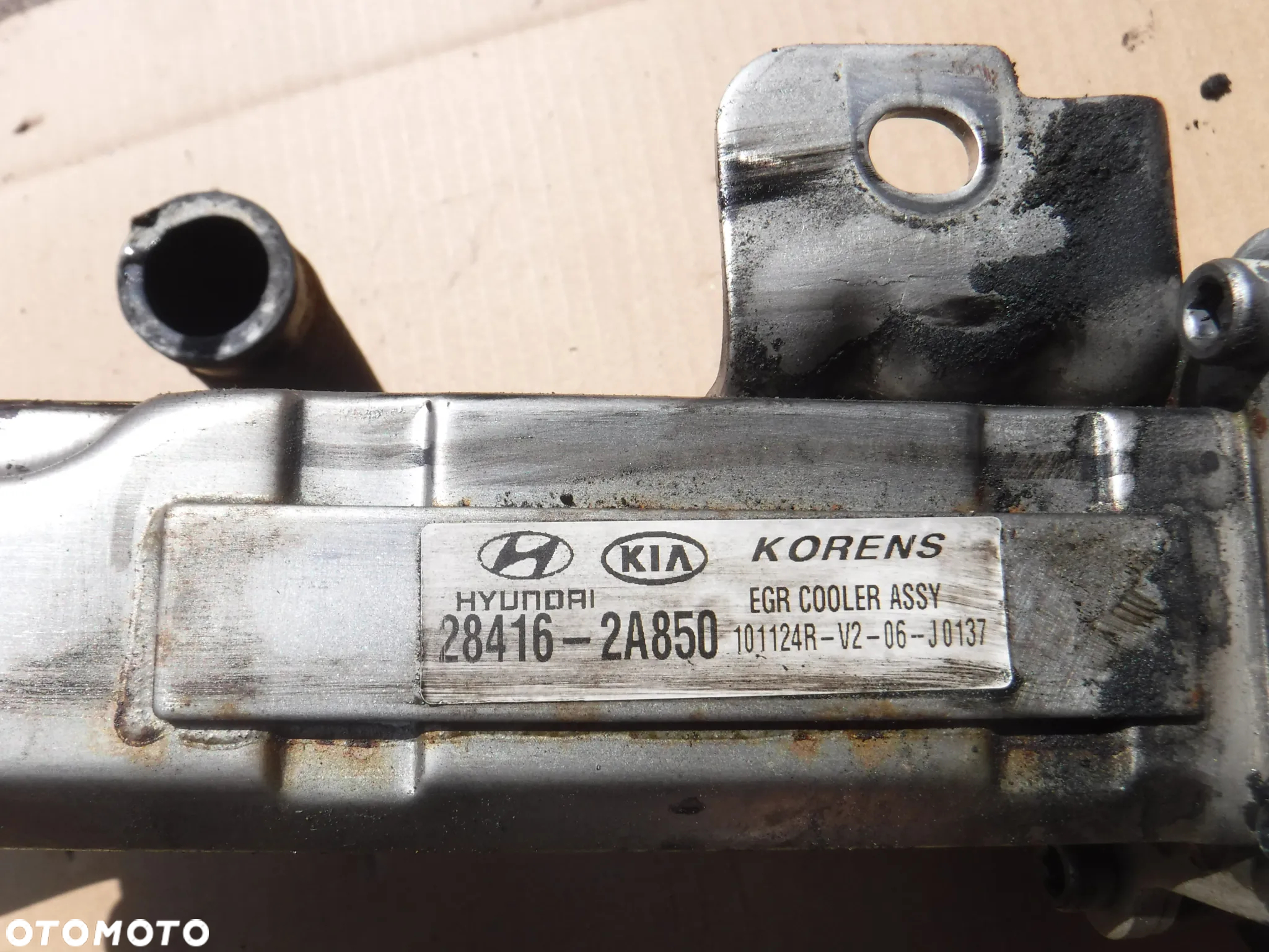 Kia Sportage III Hyundai IX35 1.7 CRDI chlodnica spalin EGR chlodniczka 91850-3U311 918416-3U311 - 3