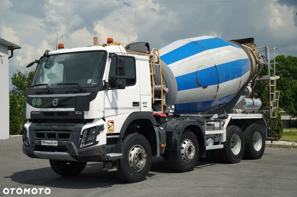 Volvo FMX 410 / 8x4 / GRUSZKA / BETONOMIESZARKA / LIEBHERR / 9 M3 / I-SHIFT/ ALUFELGI / EURO 6