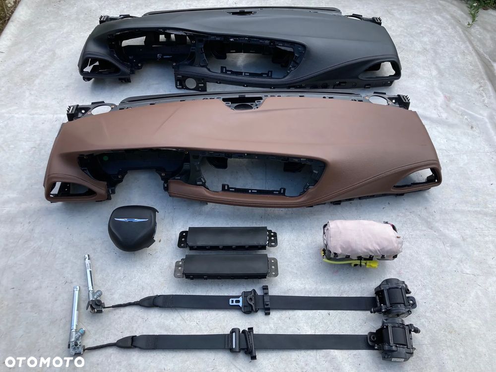 CHRYSLER PACIFICA DESKA SKÓRA KONSOLA KOKPIT PULPIT PÓŁKA PARAPET AIRBAG PODUSZKI PODUSZKA POWIETRZNA KIEROWCY PASAŻERA KOLANOWA KOLANOWE PODUSZKI KOLAN  PASY PAS regeneracja WYMIANA OD RĘKI NA MAGAZYNIE !!! - 13