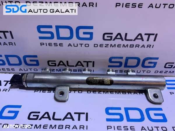 Rampa Presiune Injectoare cu Senzor Regulator Alfa Romeo 159 1.9 JTDM 120CP 2005 - 2011 Cod 55197370 0445214095 - 1