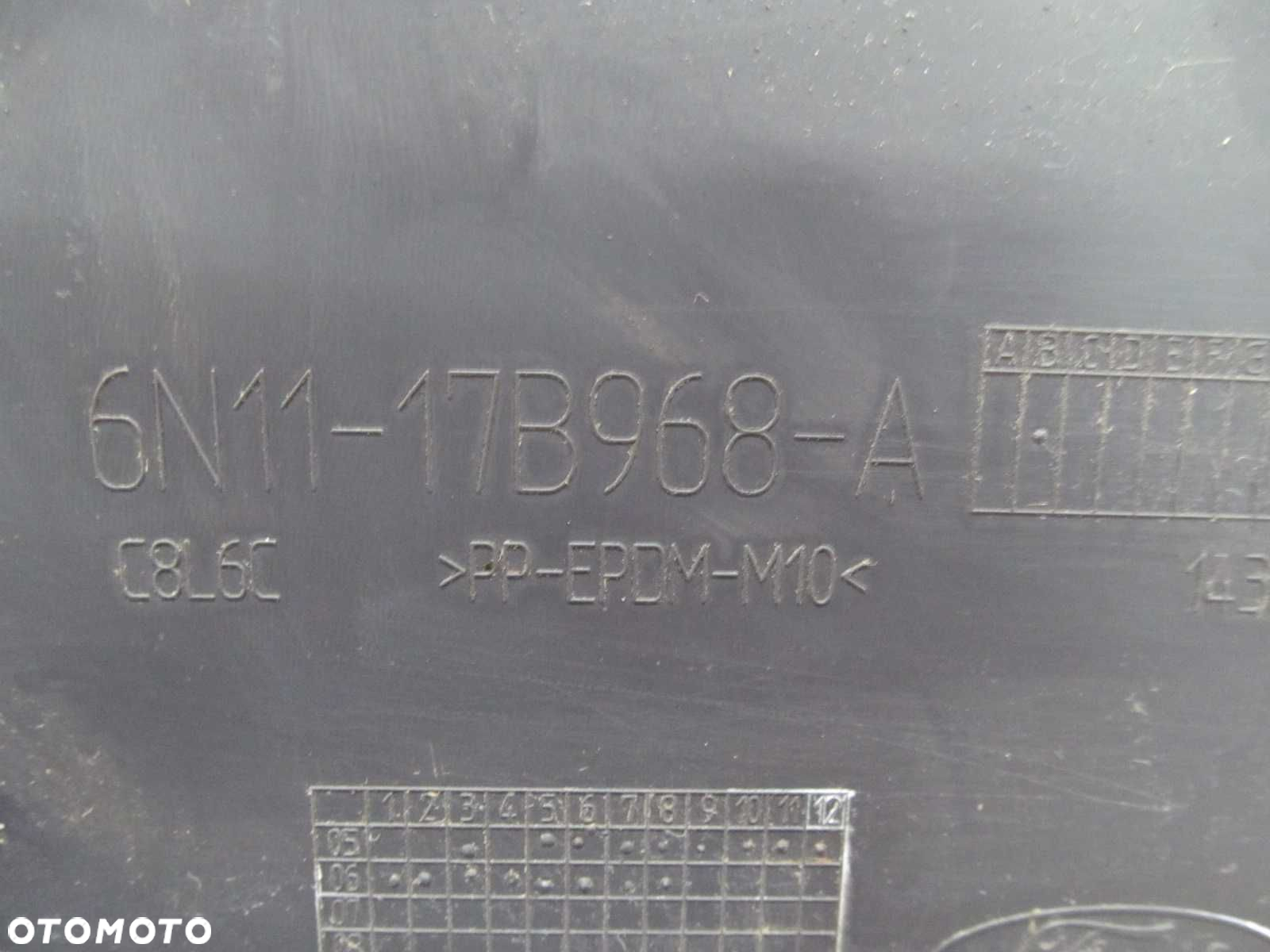 FORD FUSION LIFT ATRAPA CHLODNICY 6N11-17B968-A 05-12 - 6