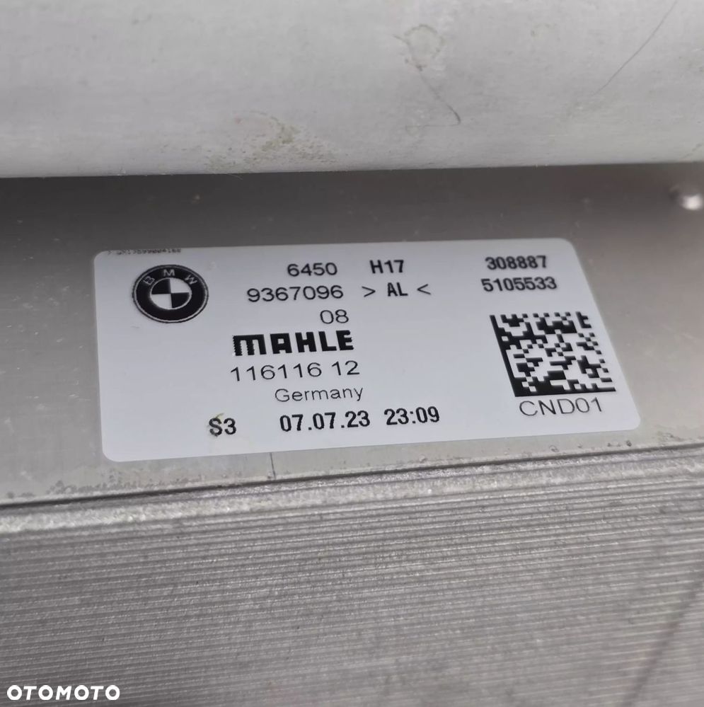 NOWY ORYGINALNY SKRAPLACZ KLIMATYZACJI Z ODWADNIACZEM BMW X3 X4 9367096 - 7