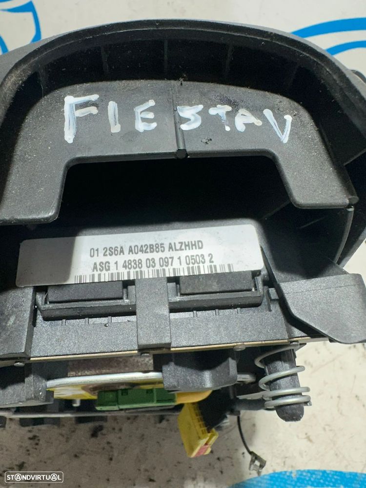 .Airbag Volante Guiador Original Ford Fusion Fiesta MK5 2S6AA042B85 2001 - 2010 - 8