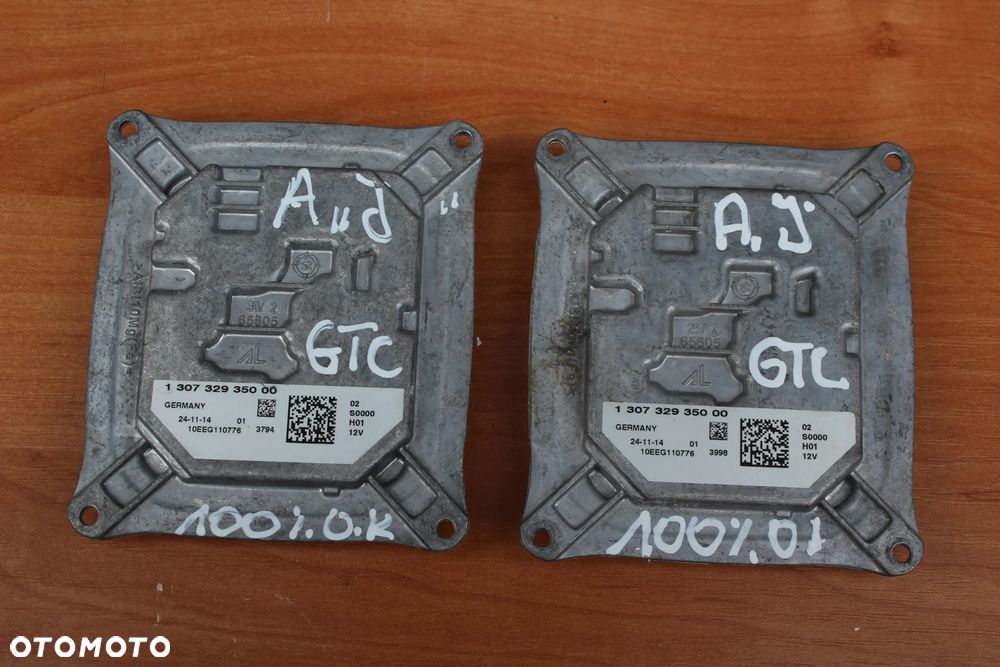 PRZETWORNICA MODUŁ LED REFLEKTORA OPEL ASTRA J GTC CASCADA INSIGNIA 100% SPRAWNE EUROPA 130732935000 - 1