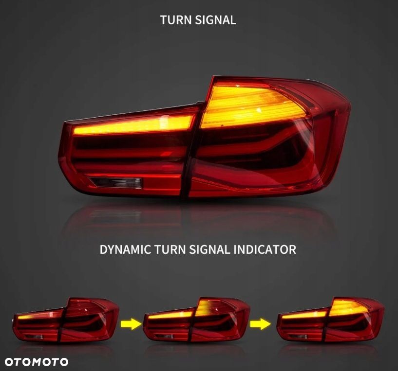lampy tyl kpl vland led sequential turn bmw 3 f30 2011-2018 lift fl lci - 5
