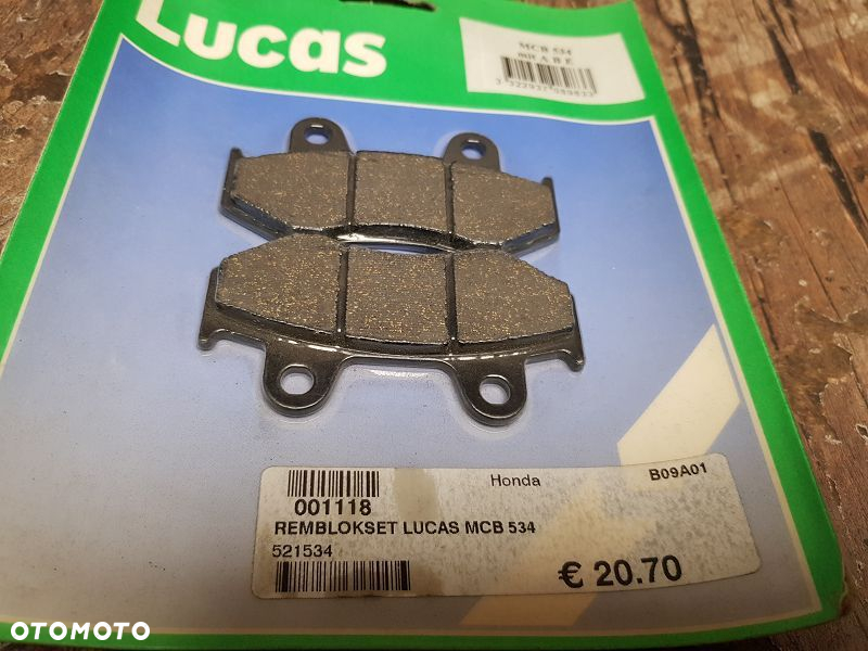 Klocki hamulcowe Lucas MCB 534 Honda MTX 80 / XL 125 R / CR 125 R / XL 600 R - 2