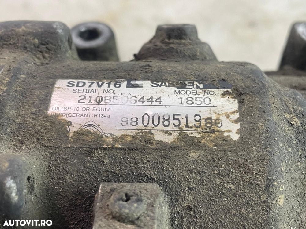 Compresor clima ac 9800851980  1.6 d4-d 3WZ-TV Toyota ProAce 1 [2013 - 5