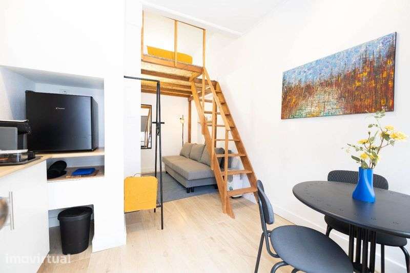 T0 Duplex para Arrendamento | Campolide – Lisboa | 950€/mês - Grande imagem: 5/8
