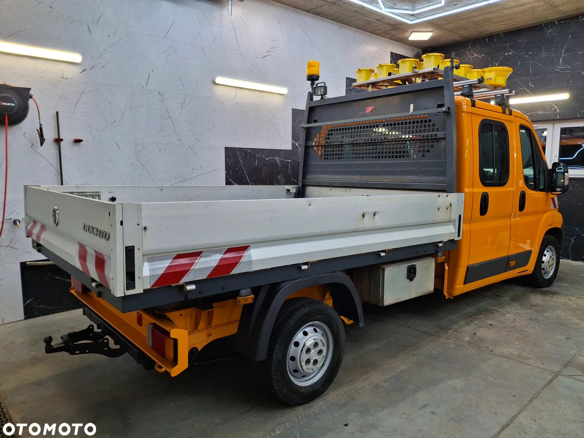 Fiat Ducato Doka Brygadówka Służba Drogowa 2.3 Diesel Sprowadzony Webasto Klimatyzacja - 2