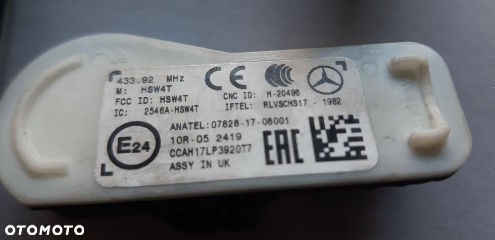 Czujnik ciśnieni koła TPMS Mercedes Vito V -klassa V447 W447 - 6