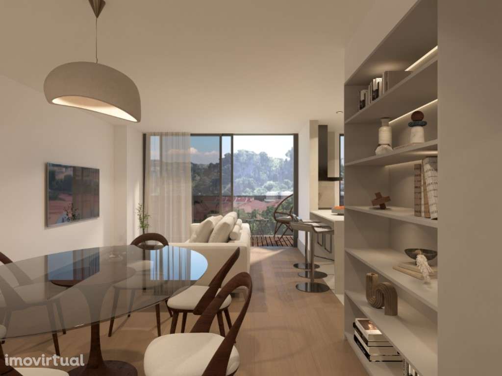 T1 em condomínio privado de luxo com vista poente | Oliveira do Dou... - Grande imagem: 5/17