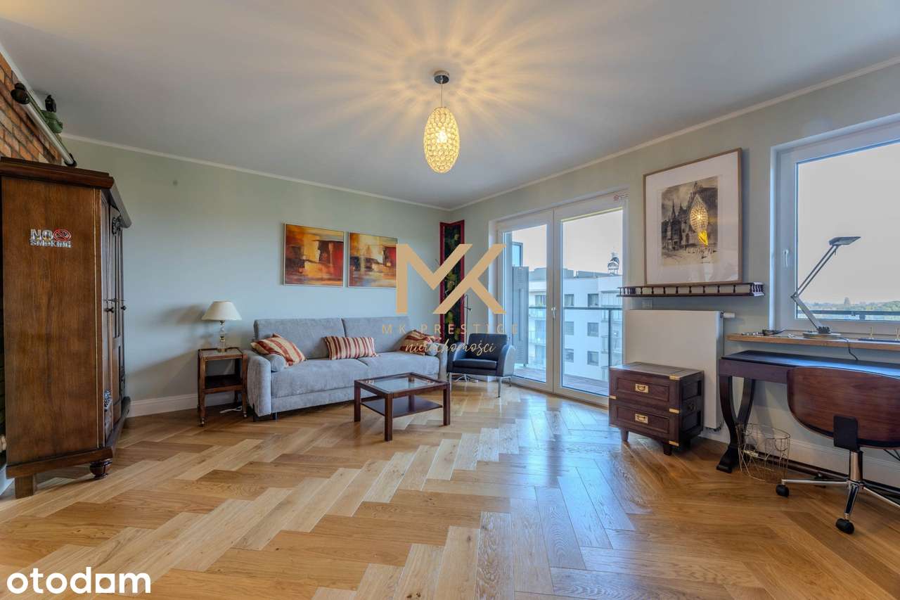 Stylowy apartament 34,66 m² z widokiem na Odrę | Browary Wrocławskie