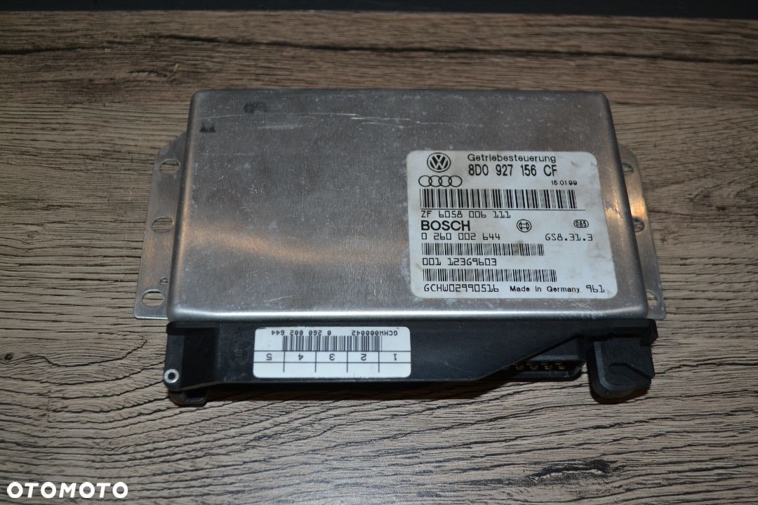 AUDI A6 C5 A4 B5 STEROWNIK AUTOMATYCZNEJ SKRZYNI BIEGÓW 8D0927156CF 0260002644 - 1