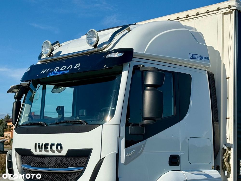Iveco STRALIS 400 / FIRANKA / WINDA / 23 PALETY / 6X2 / OŚ PODNOSZONA / SKRĘTNA / AUTOMAT / NISKI PRZEBIEG / SPROWADZONY / 2017 ROK - 9