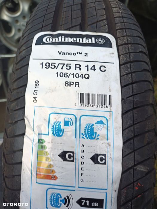 195/75R14C 14C Continental lato niejeżdżone KOMPLET PARA - 4