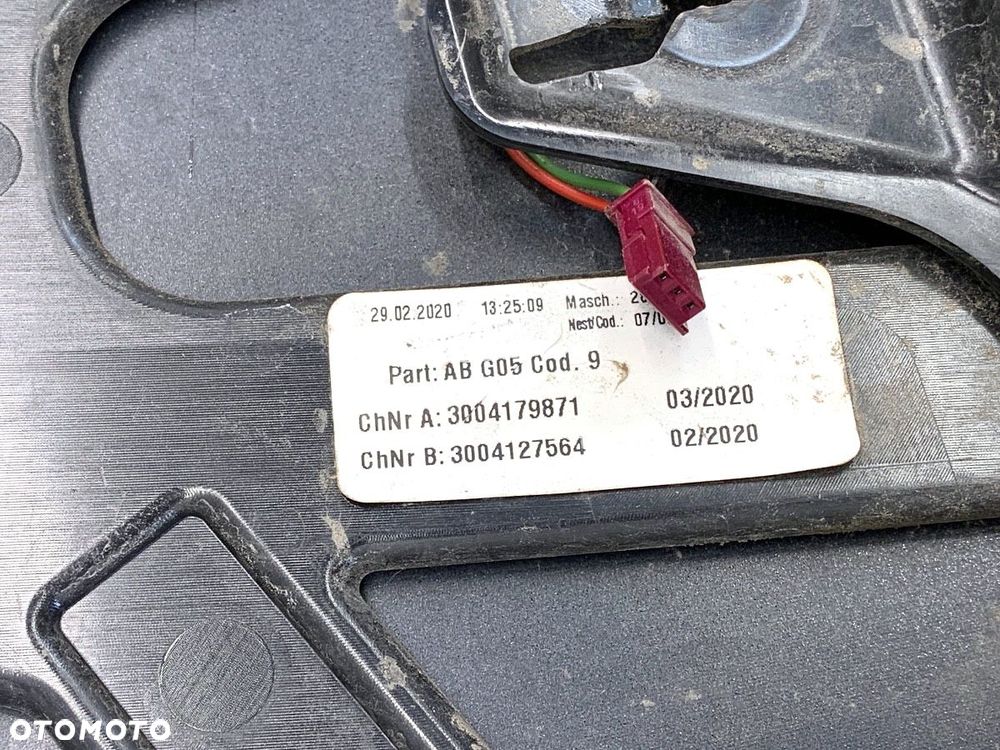 SPOILER LOTKA BMW X5 (G05, F95) 2018 - xDrive 30 d 195 kW [265 KM] olej napędowy 2018 - 2020 - 9