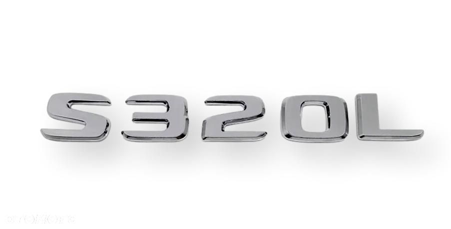 MERCEDES S-KLASA W222 Emblemat S320L klapy tyl OE - 1