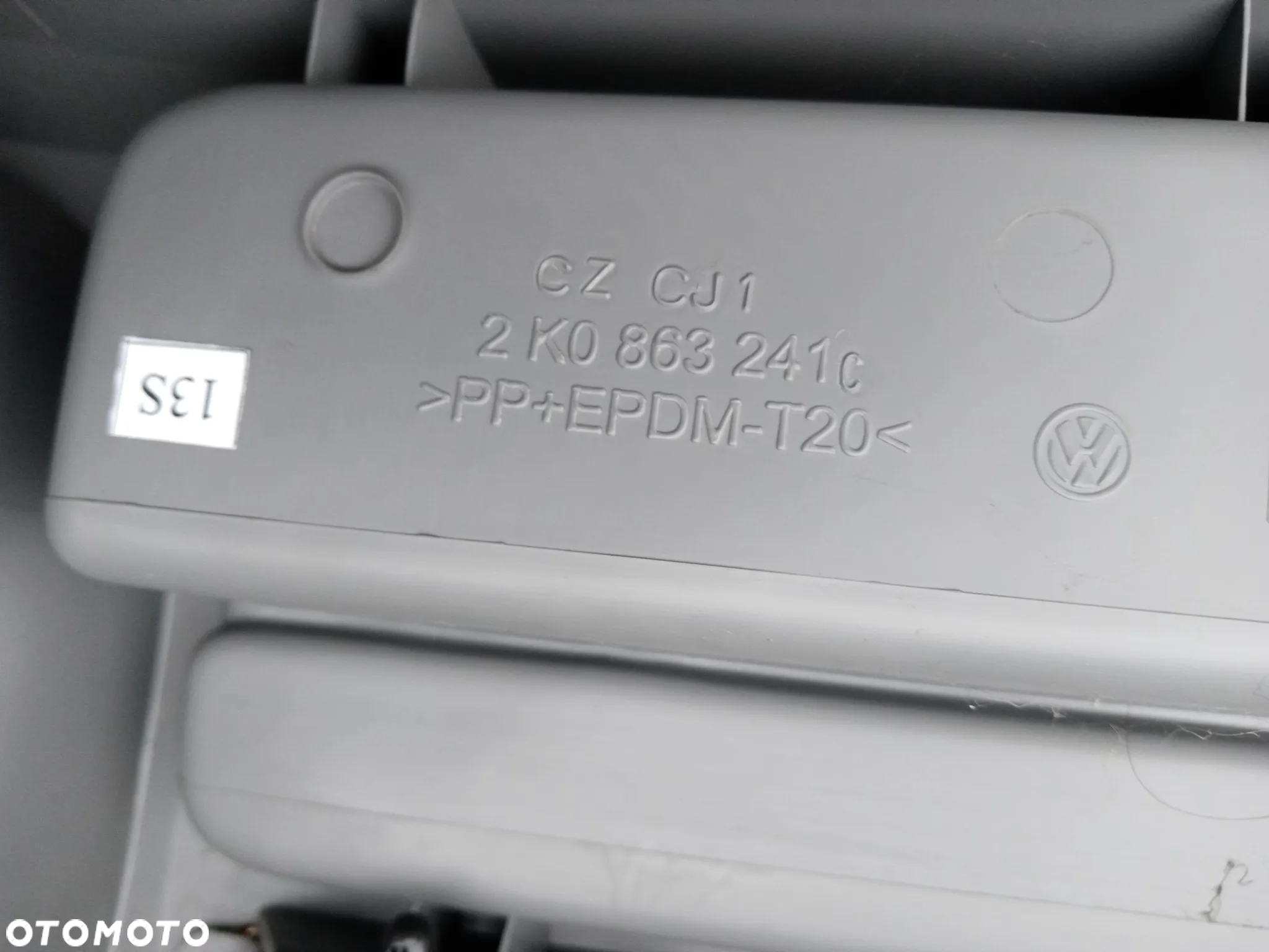Tunel środkowy osłona tunelu VW Caddy III 2K0863241C - 7
