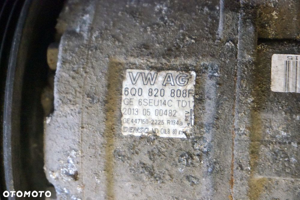 KOMPRESOR KLIMATYZACJI SPRĘŻARKA ROOMSTER I 5J 1.6 16V 6Q0820808F 447150-2225 SKODA 2006-2010 - 3