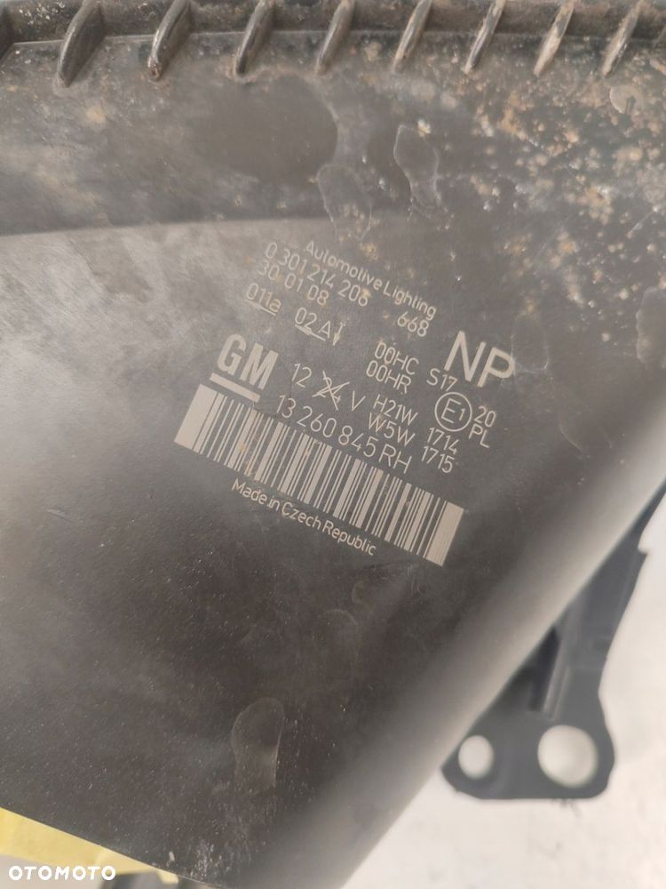 OPEL ZAFIRA B LIFT LAMPA PRAWY PRZÓD 13260845 - 6