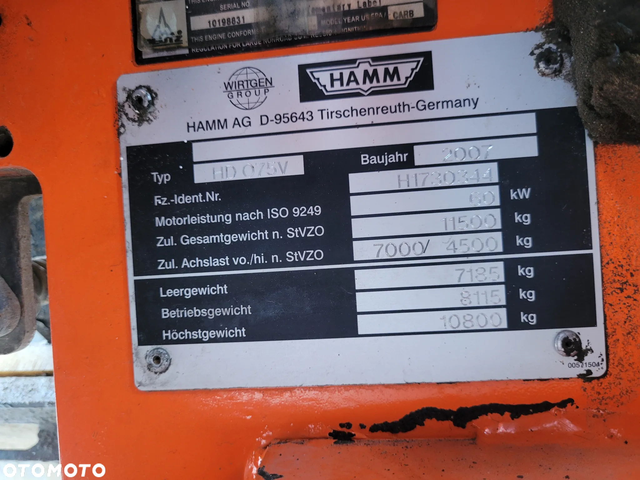 Hamm HD 75 VO - 20