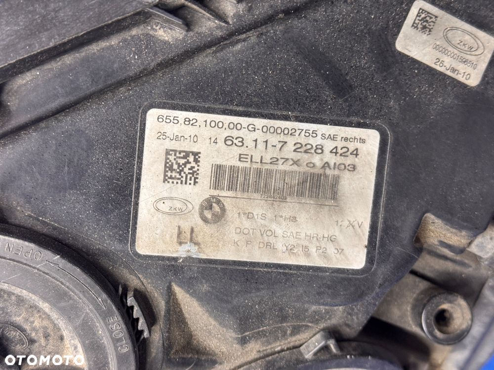 PRAWY BI XENON DYNAMIC BMW F01 F02 USA KOMPLETNA BDB - 6