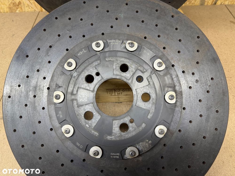 TARCZE HAMULCOWE CERAMICZNE PRZÓD AUDI A6 RS6 A7 RS7 C7 4G0 4G0615301AJ 4G0615302Q LEWA PRAWA - 23