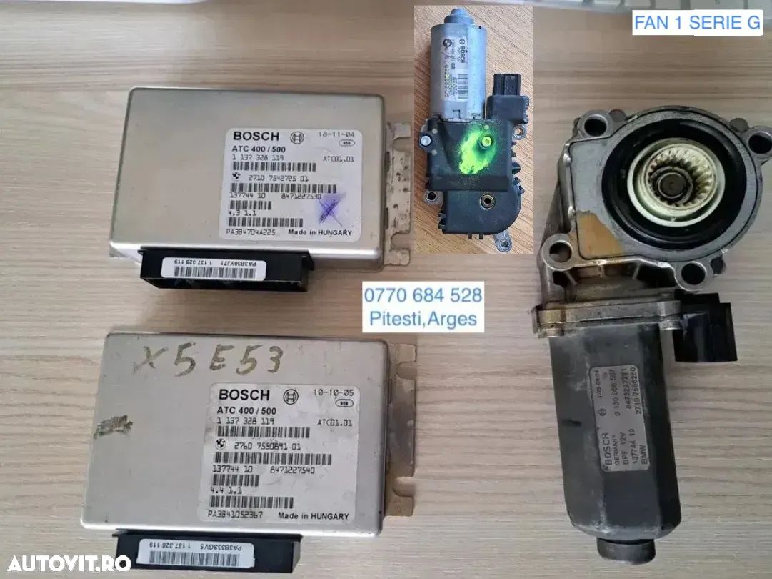 Motoras actuator cutie de transfer bmw X5 E53 facelift motoras trapa seria 3 5 6 x3 x5 E F calculator ecu modul cutie transfer xdrive ATC 400/500 - 1