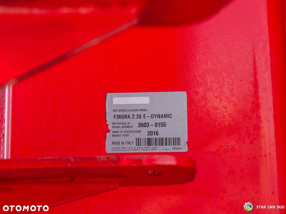 DAF XF 440 6x2 Fassi F365 FLY JIB HDS Żuraw Crane Kran Chwytak do Palet - 23