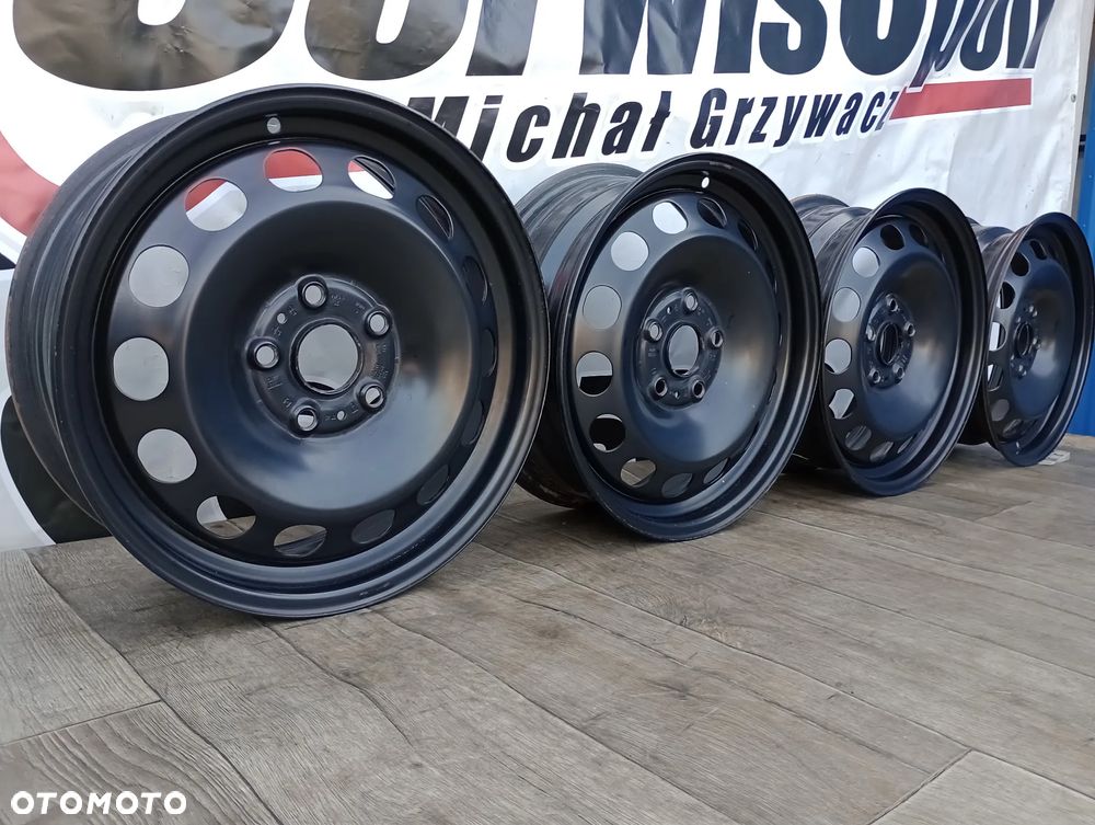 FELGI STALOWE 5x112 R16 6J ET43 VW T-ROC GOLF SKODA KAROQ OCTAVIA SEAT ATECA LEON AUDI Q2 A3 - 2