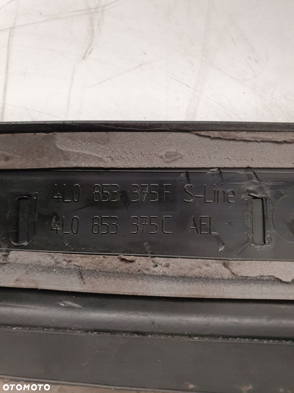 NAKŁADKA PROGU LEWY TYŁ AUDI Q7 4L0853375F S-LINE - 6