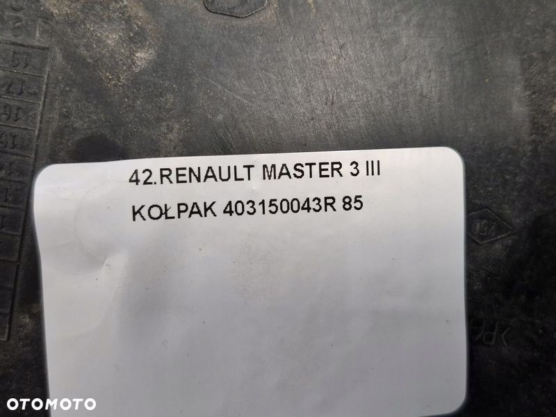 RENAULT MASTER III 3 KOŁPAK 403150043R - 8