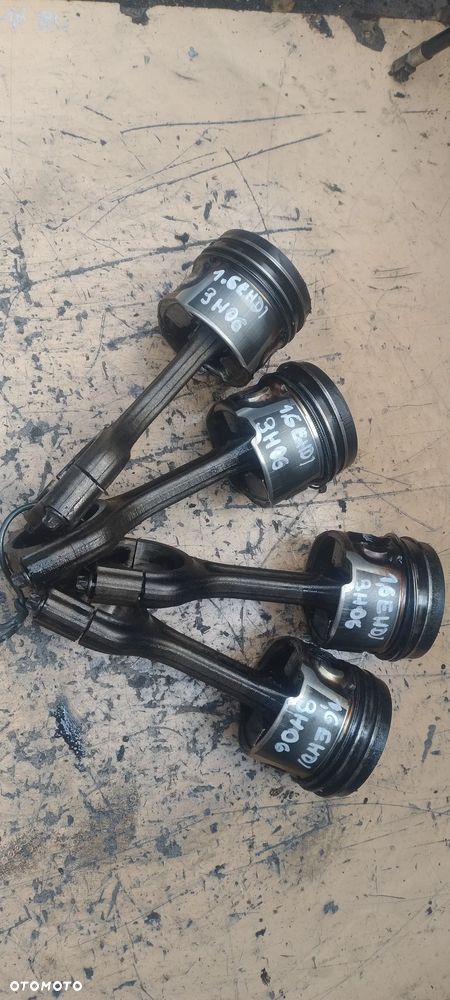 FORD 1,5TDCI  CITROEN PEUGEOT 1,6HDI 8V  VOLVO 1,6 E-HDI   tłok korbowód AV6Q GV6Q 9H06 - 4