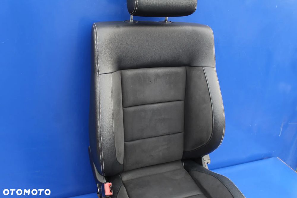 Fotel kierowcy lewy skóra + alcantara wersja sport OE Mercedes E-klasa W212 Lift 2014r - 16