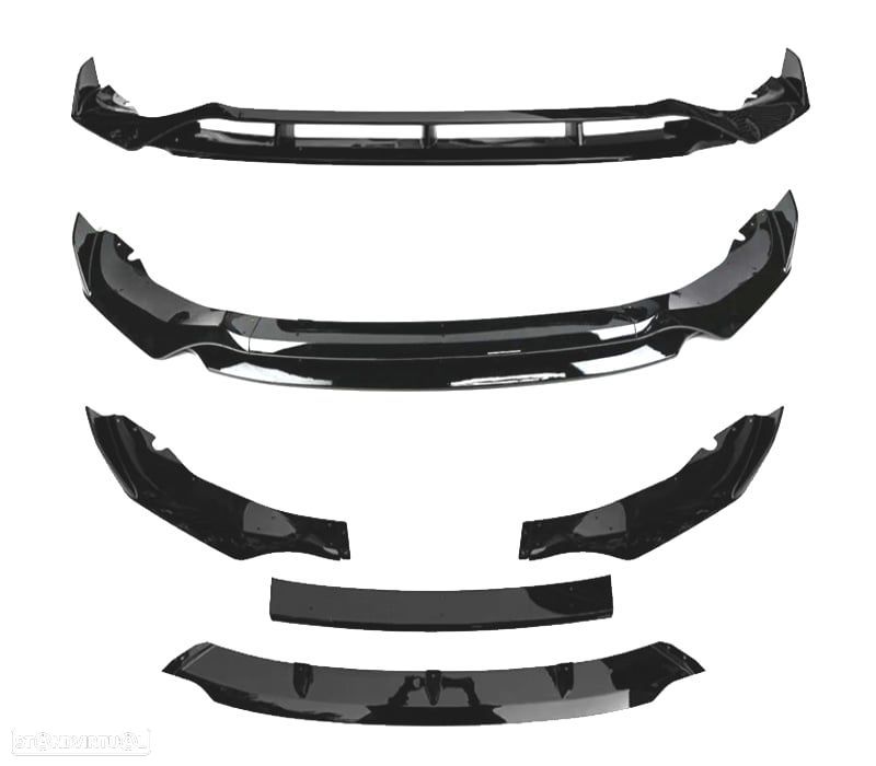 KIT CARROÇARIA BMW X5 G05 18-22 LOOK BLACK KNIGHT PRETO BRILHANTE - 2