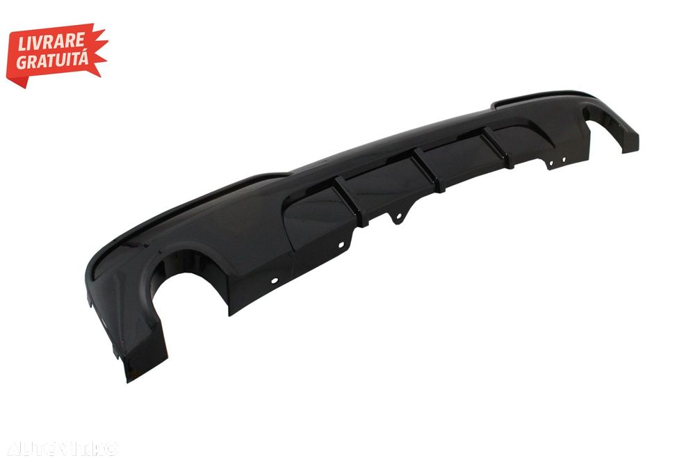 Difuzor de aer cu evacuare dubla BMW F10 F11 Seria 5 Non-LCI LCI (2011-2017) M-Tec- livrare gratuita - 3