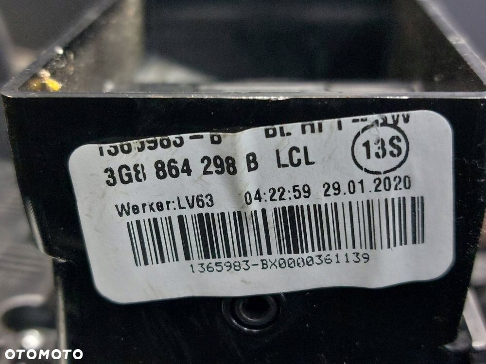 TUNEL ŚRODKOWY PODŁOKIETNIK VOLKSWAGEN PASSAT B8 LIFT 3G0907049D - 5