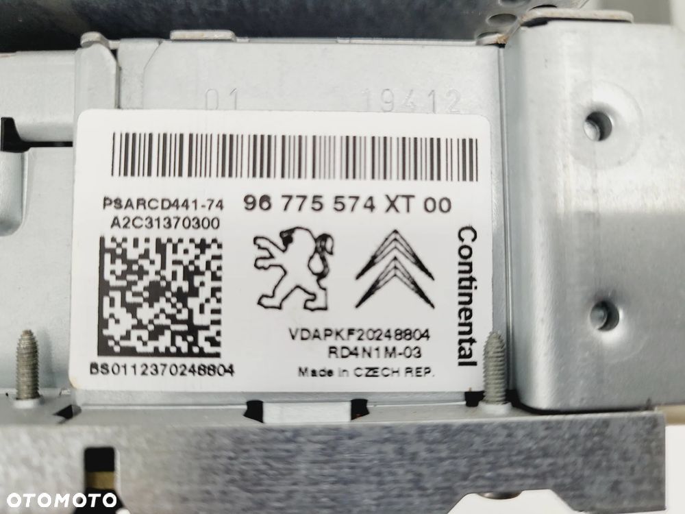 RADIO PEUGEOT PARTNER CITROEN BERLINGO 2008-2018 CZĘŚCI - 5