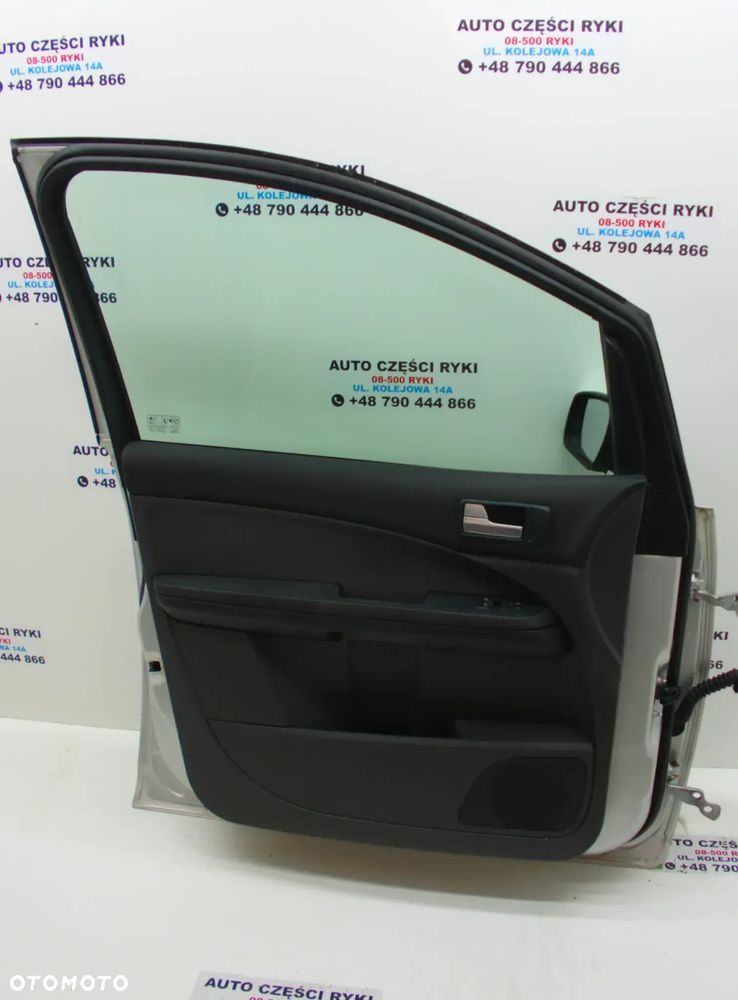 Ford Focus MK2 Drzwi Lewy Przód 03 Zawiasy Podnośnik Szyby Zamek Klamka Boczek - 6