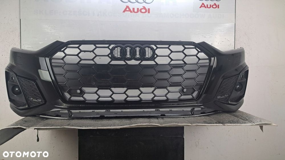 ZDERZAK AUDI A5 S-LINE 8W 8W6 B9 2020-2023 OE LIFT PO LIFCIE BLACK SHADOW - 1