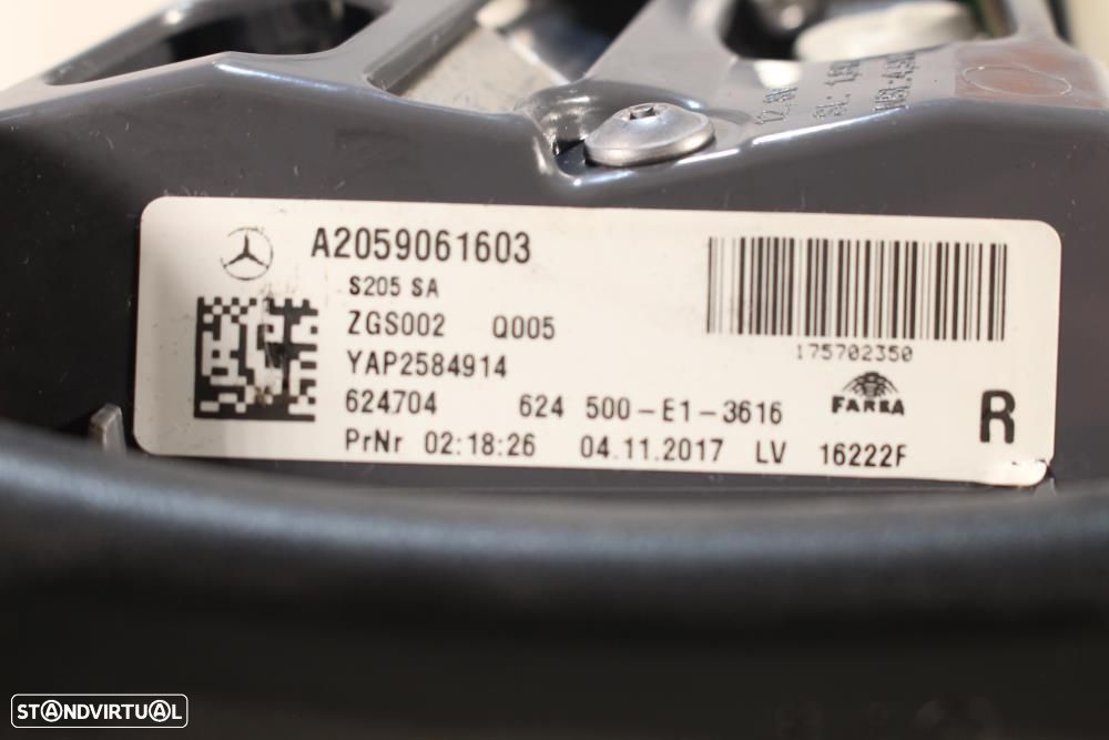 Farolim Direito Mercedes-Benz C-Class T-Model (S205)  A2059061603 / 62 - 6