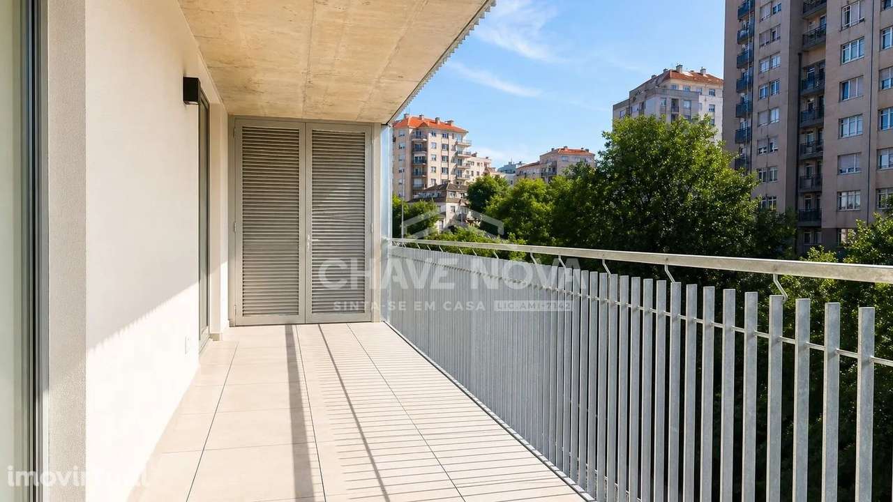 T0 c/ Terraço e Lugar de Garagem em Mafamude (El Corte Inglés) - Grande imagem: 2/7