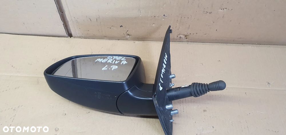 Lusterko zewnętrzne lewe manualne Europa Opel Meriva A 13176259 - 6