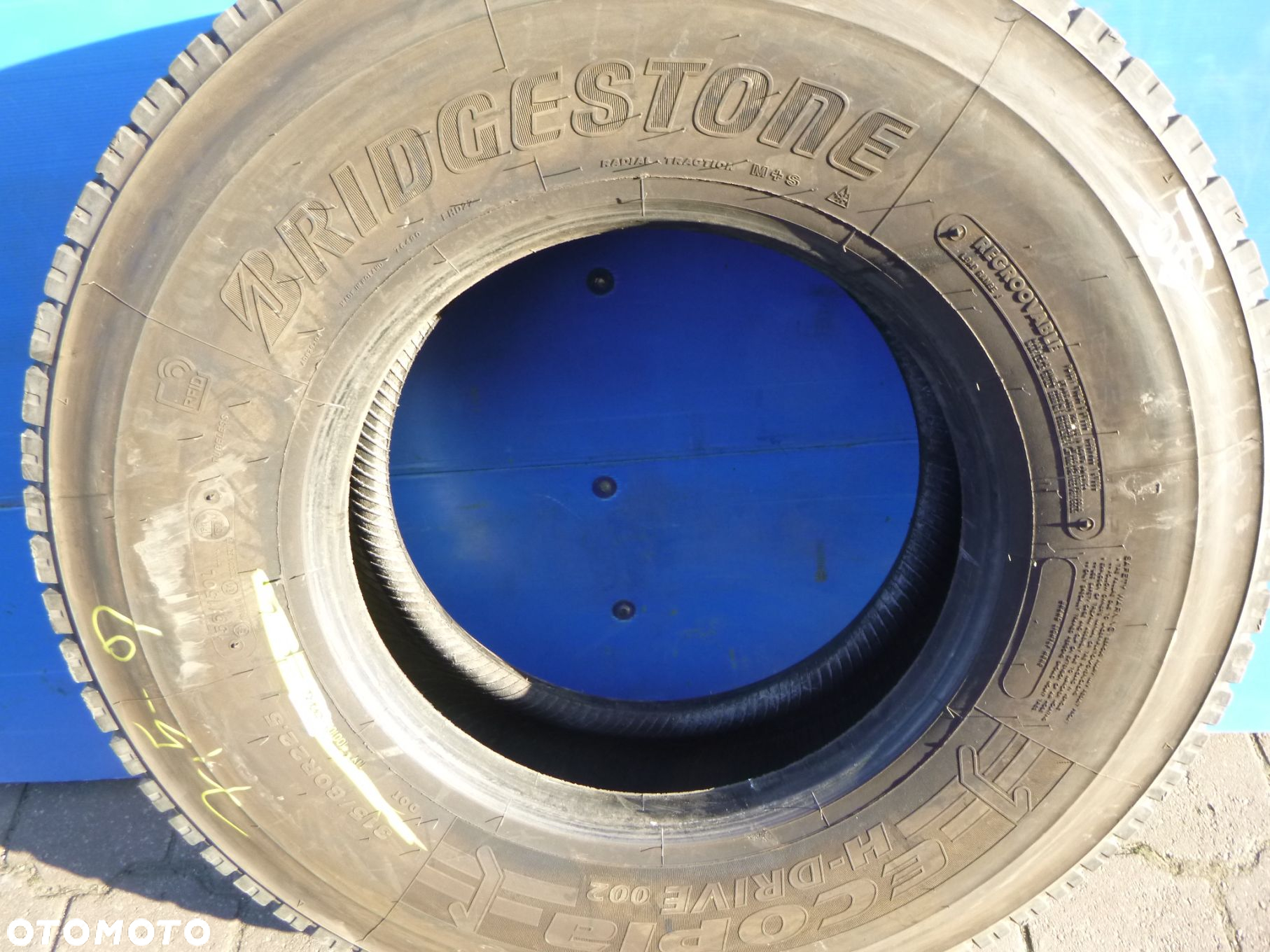 Opona 315/80R 22.5 Bridgestone H-DRIVE 002 Napędowa. Opony ciężarowe - 3