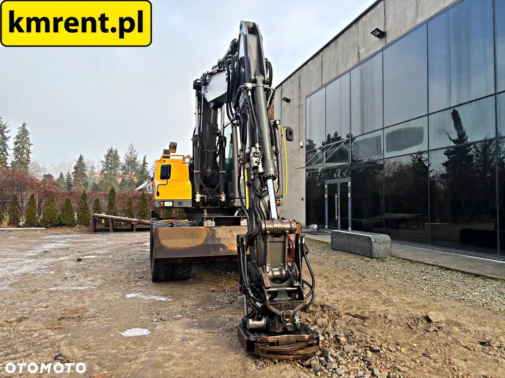 Volvo EW 140 D KOPARKA KOŁOWA GŁOWICA OBROTOWA ZE SZCZYPCAMI 2012R | Volvo ew160 , komatsu pw148 , JCB 145 175 , cat 313 316 , mecalac 15mwr - 10