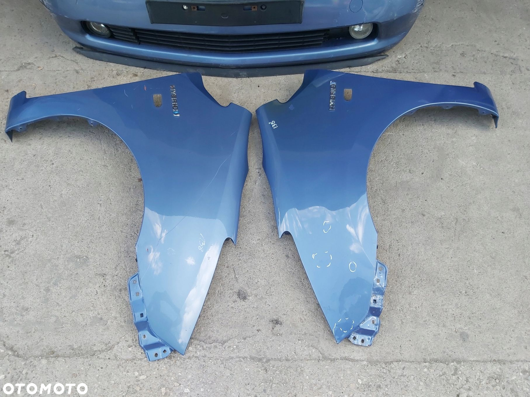 Toyota Prius II pas przedni maska zderzak przód - 2