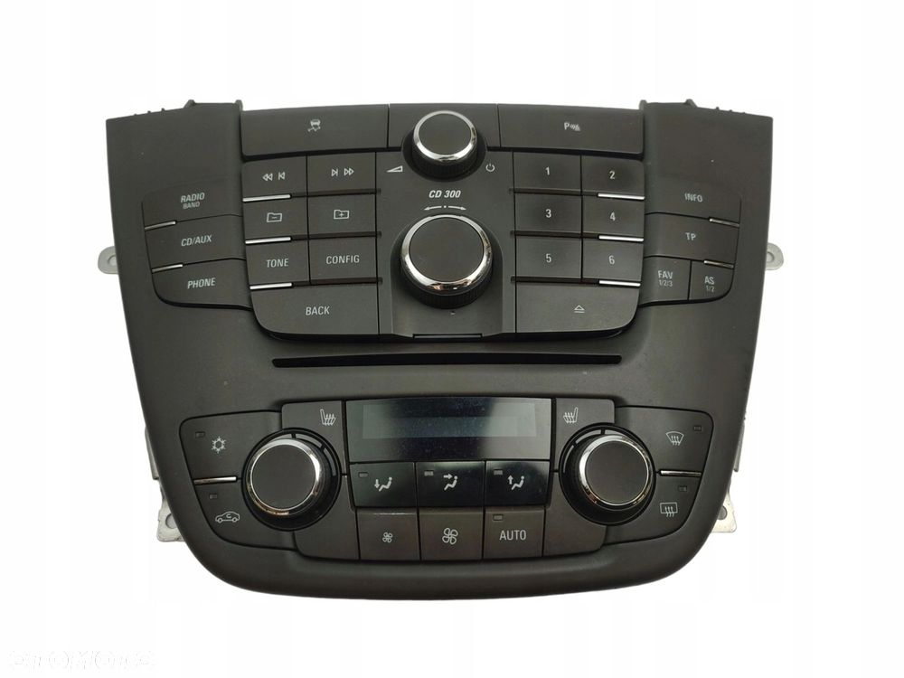 PANEL NAWIEWU KLIMATYZACJI RADIA OPEL INSIGNIA A (08-13) 13277870 13277909 - 1