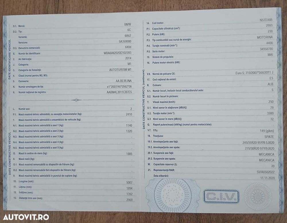 BMW Seria 6 640d - 2