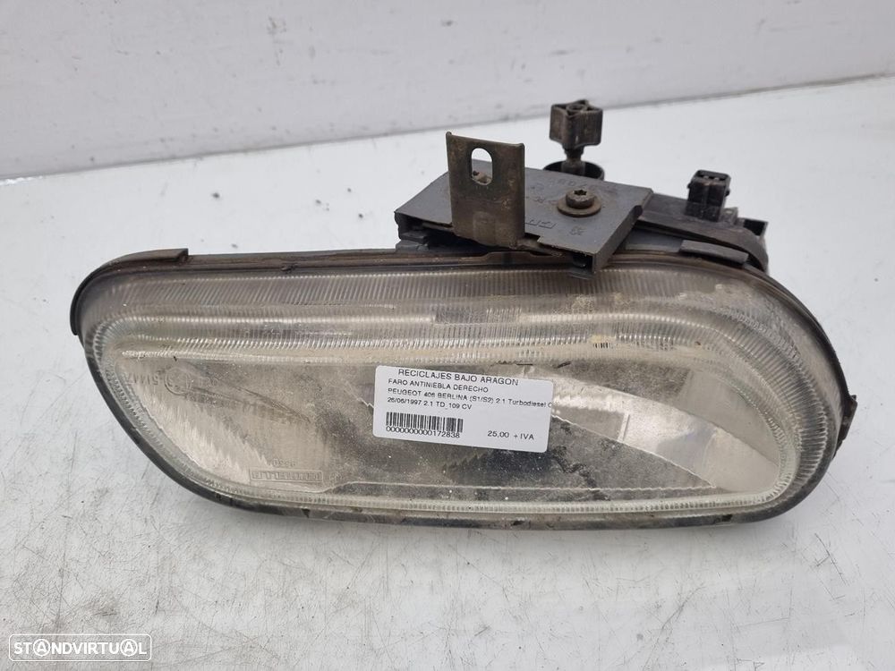 FAROL NEVOEIRO DIREITO PEUGEOT 406 1997 - 4